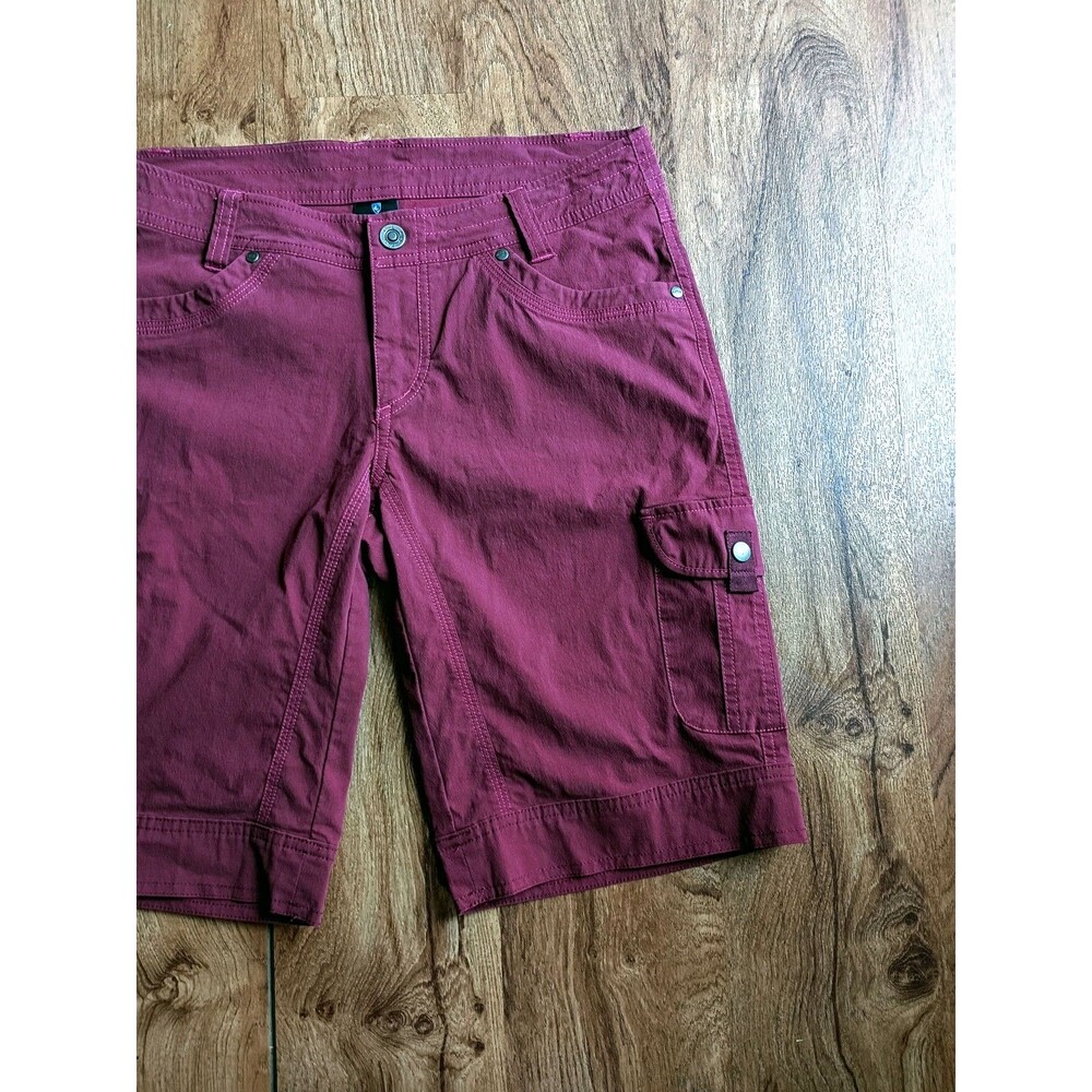 Kuhl Cargo Shorts 8 Burgundy - Picture 5 of 12